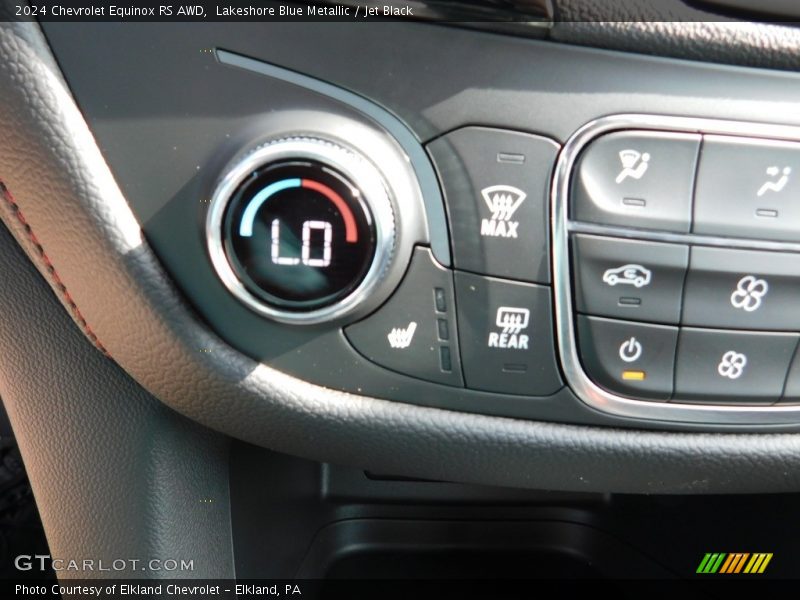 Controls of 2024 Equinox RS AWD