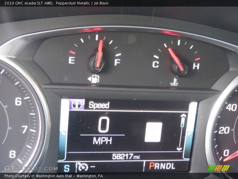Pepperdust Metallic / Jet Black 2019 GMC Acadia SLT AWD