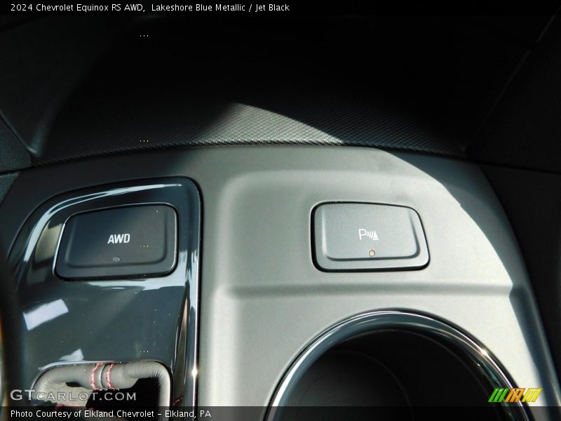Lakeshore Blue Metallic / Jet Black 2024 Chevrolet Equinox RS AWD