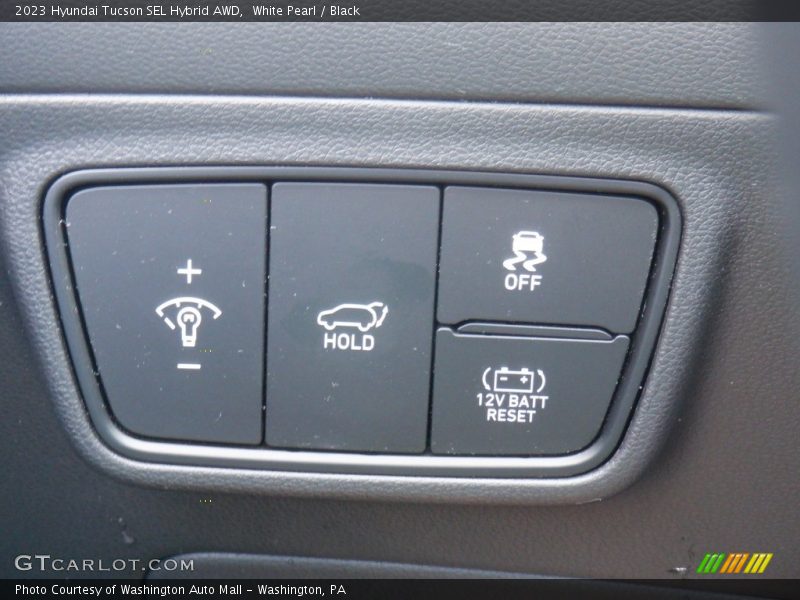 White Pearl / Black 2023 Hyundai Tucson SEL Hybrid AWD