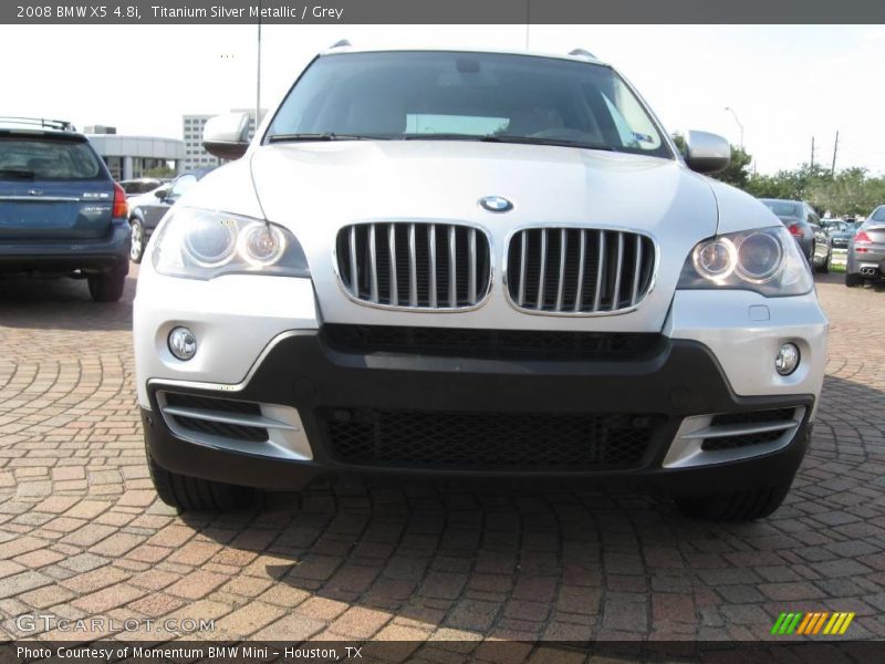 Titanium Silver Metallic / Grey 2008 BMW X5 4.8i