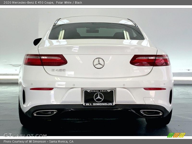 Polar White / Black 2020 Mercedes-Benz E 450 Coupe