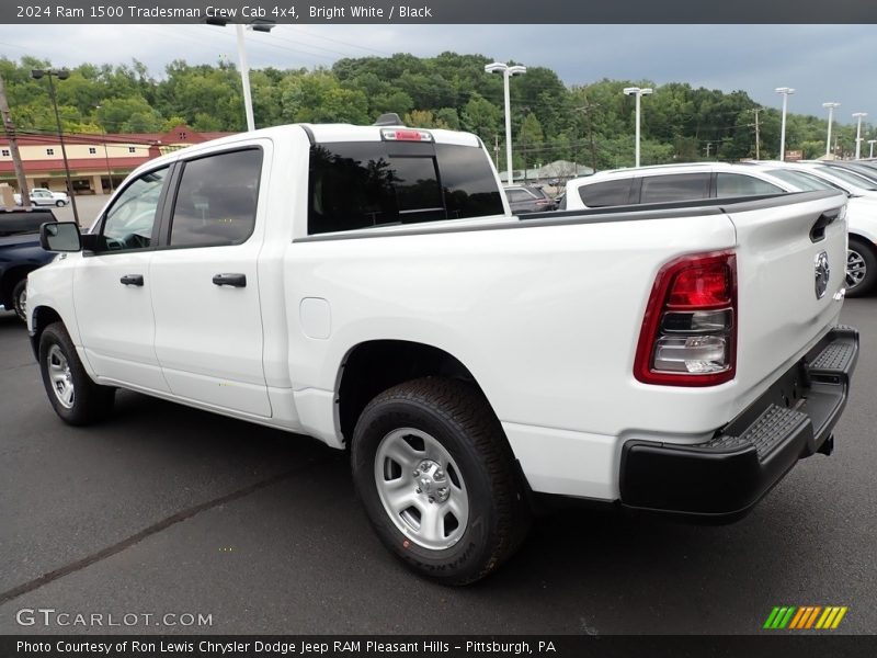 Bright White / Black 2024 Ram 1500 Tradesman Crew Cab 4x4
