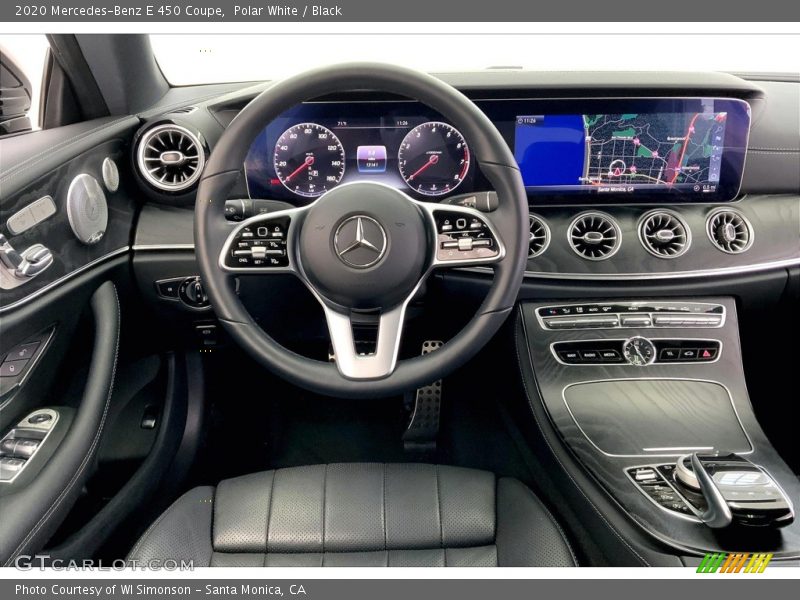 Polar White / Black 2020 Mercedes-Benz E 450 Coupe