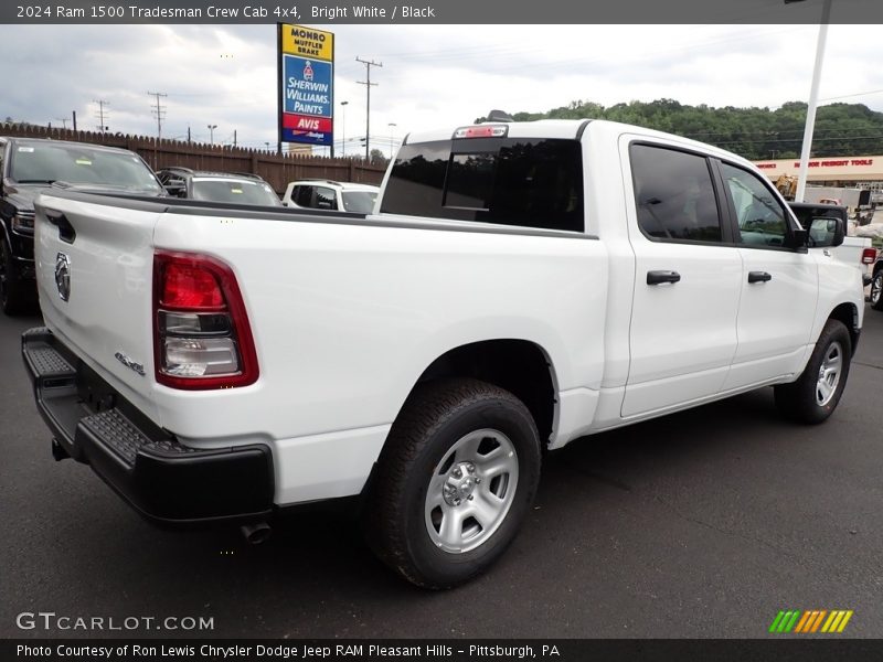 Bright White / Black 2024 Ram 1500 Tradesman Crew Cab 4x4