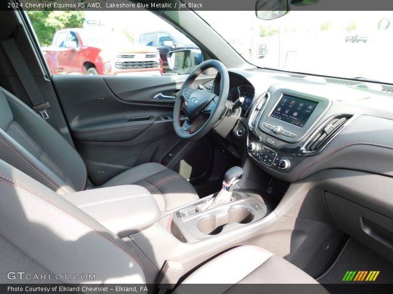 Lakeshore Blue Metallic / Jet Black 2024 Chevrolet Equinox RS AWD