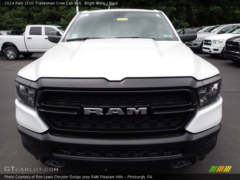 Bright White / Black 2024 Ram 1500 Tradesman Crew Cab 4x4