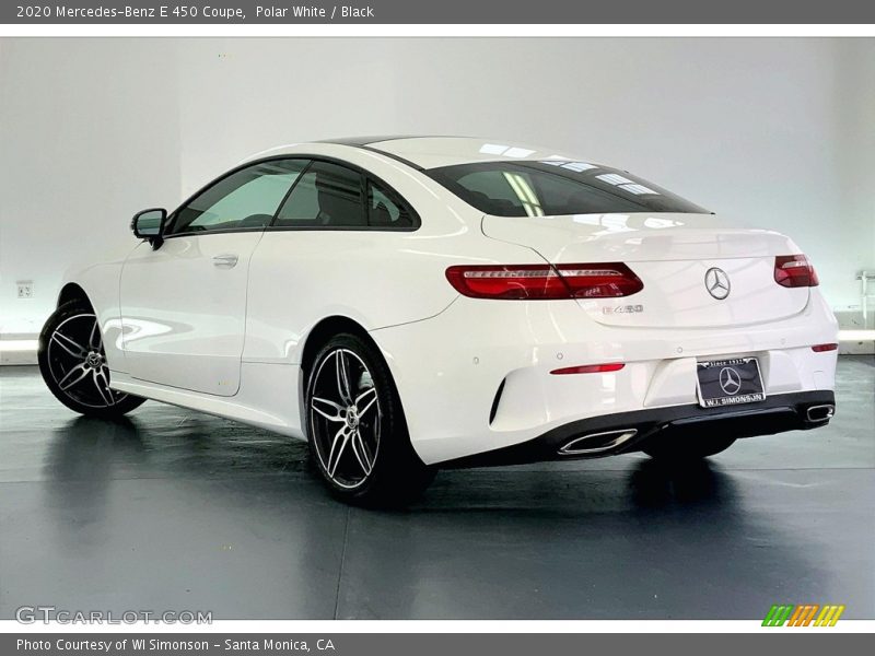 Polar White / Black 2020 Mercedes-Benz E 450 Coupe