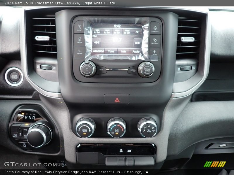 Bright White / Black 2024 Ram 1500 Tradesman Crew Cab 4x4