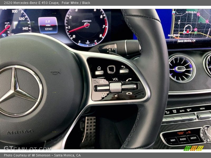 Polar White / Black 2020 Mercedes-Benz E 450 Coupe