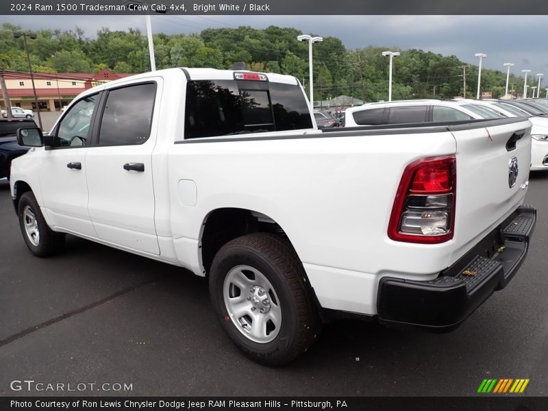 Bright White / Black 2024 Ram 1500 Tradesman Crew Cab 4x4