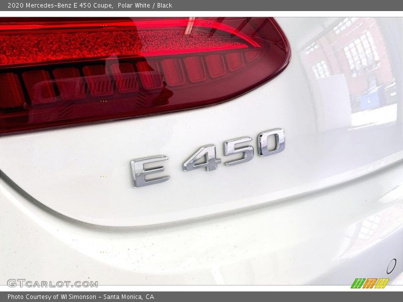 Polar White / Black 2020 Mercedes-Benz E 450 Coupe