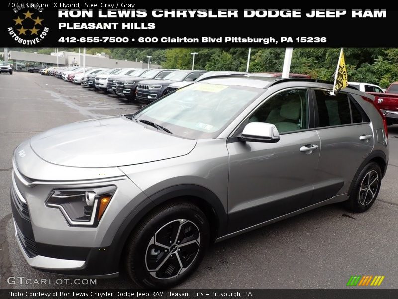 Steel Gray / Gray 2023 Kia Niro EX Hybrid