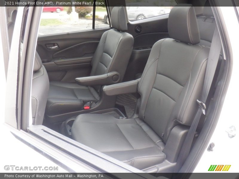 Rear Seat of 2021 Pilot Elite AWD