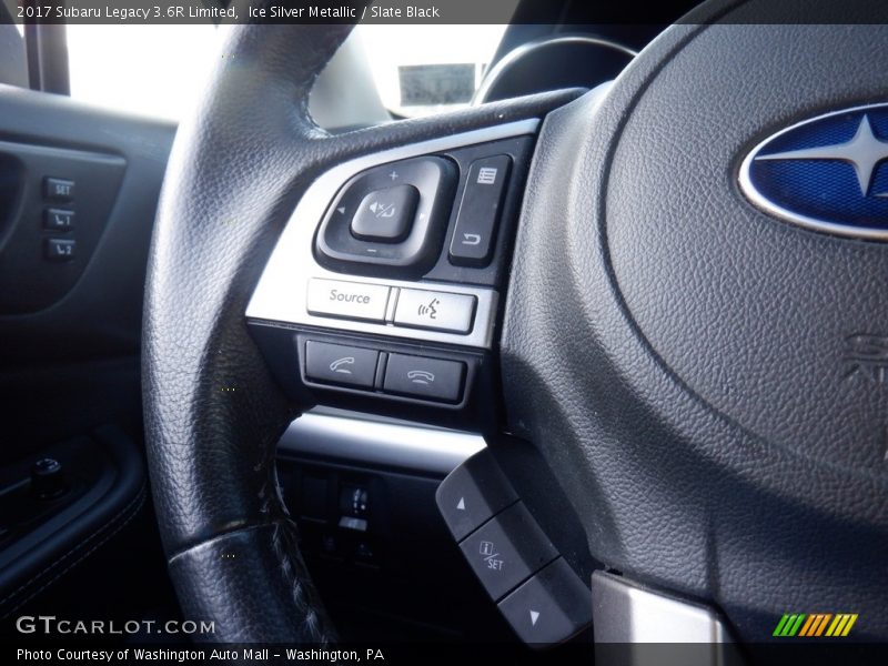 Ice Silver Metallic / Slate Black 2017 Subaru Legacy 3.6R Limited