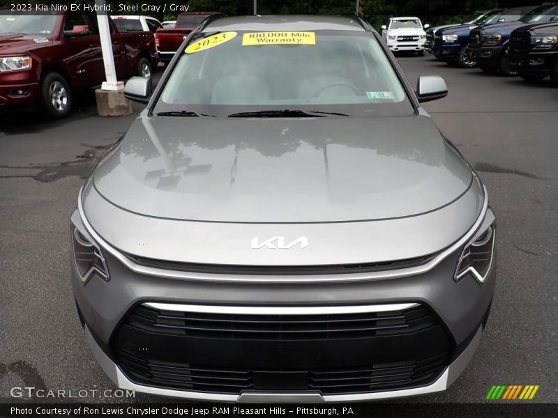Steel Gray / Gray 2023 Kia Niro EX Hybrid
