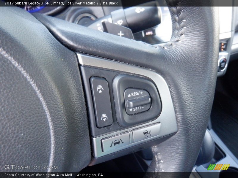 Ice Silver Metallic / Slate Black 2017 Subaru Legacy 3.6R Limited