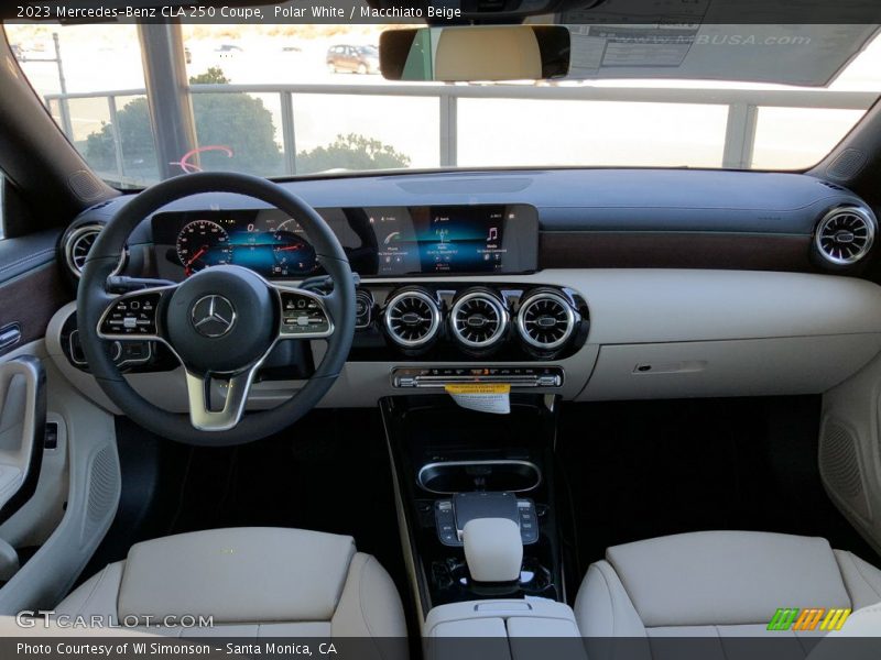  2023 CLA 250 Coupe Macchiato Beige Interior