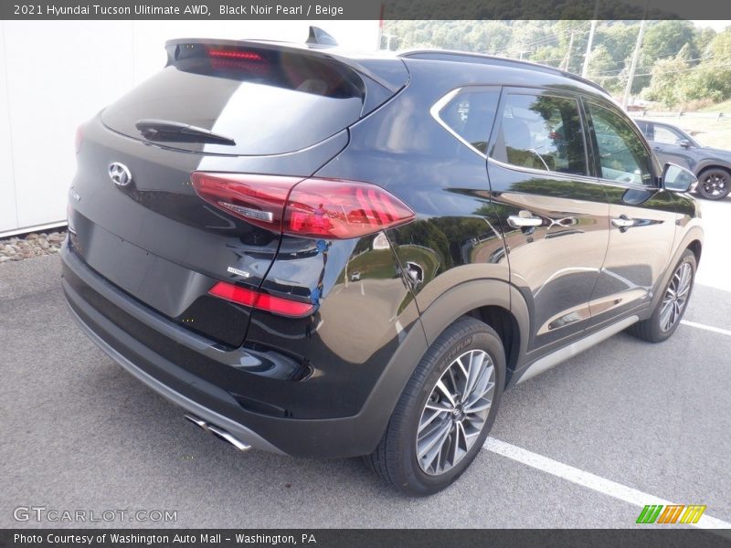 Black Noir Pearl / Beige 2021 Hyundai Tucson Ulitimate AWD