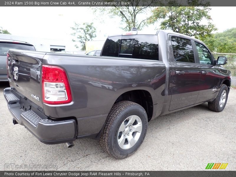 Granite Crystal Metallic / Black 2024 Ram 1500 Big Horn Crew Cab 4x4