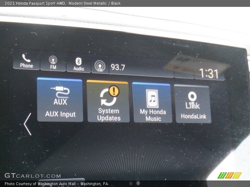 Modern Steel Metallic / Black 2021 Honda Passport Sport AWD
