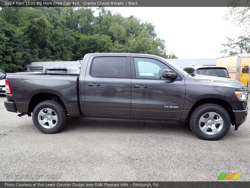 Granite Crystal Metallic / Black 2024 Ram 1500 Big Horn Crew Cab 4x4