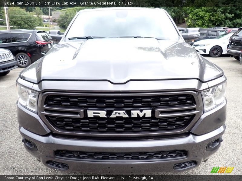 Granite Crystal Metallic / Black 2024 Ram 1500 Big Horn Crew Cab 4x4