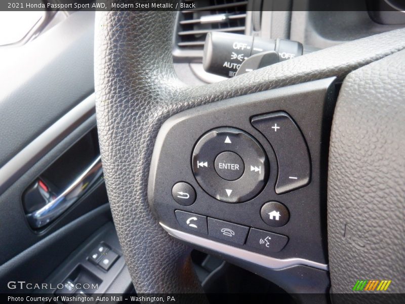 Modern Steel Metallic / Black 2021 Honda Passport Sport AWD