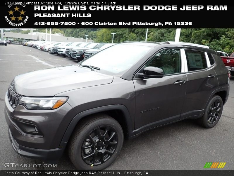 Granite Crystal Metallic / Black 2023 Jeep Compass Altitude 4x4