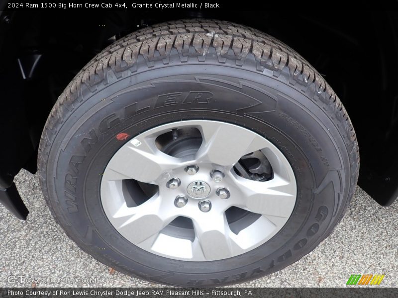 Granite Crystal Metallic / Black 2024 Ram 1500 Big Horn Crew Cab 4x4