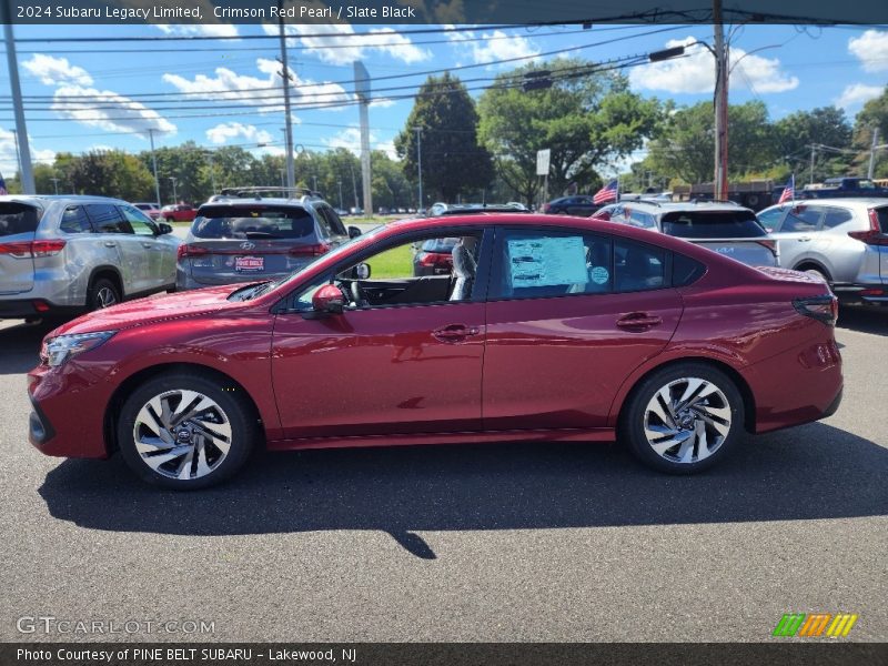 Crimson Red Pearl / Slate Black 2024 Subaru Legacy Limited