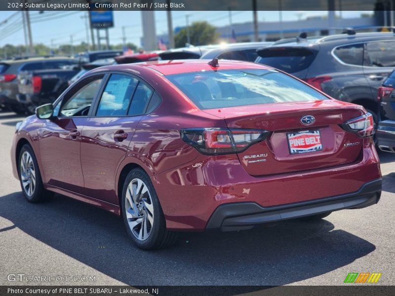 Crimson Red Pearl / Slate Black 2024 Subaru Legacy Limited