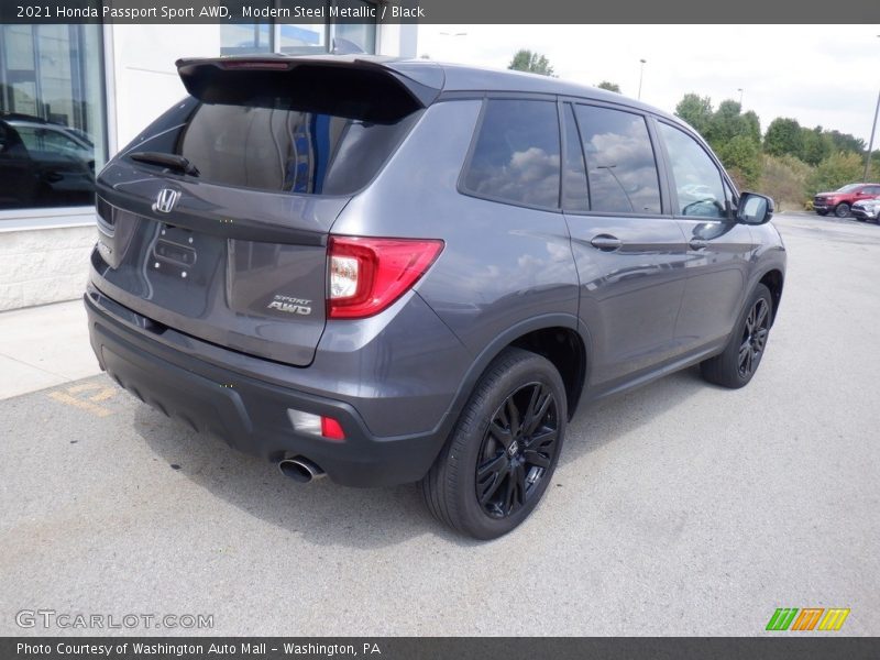 Modern Steel Metallic / Black 2021 Honda Passport Sport AWD