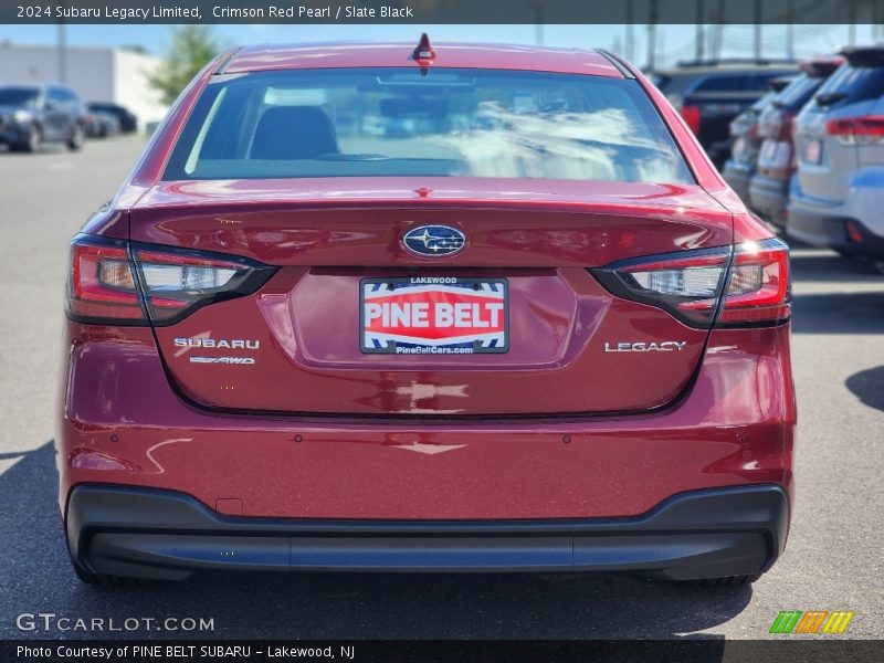 Crimson Red Pearl / Slate Black 2024 Subaru Legacy Limited