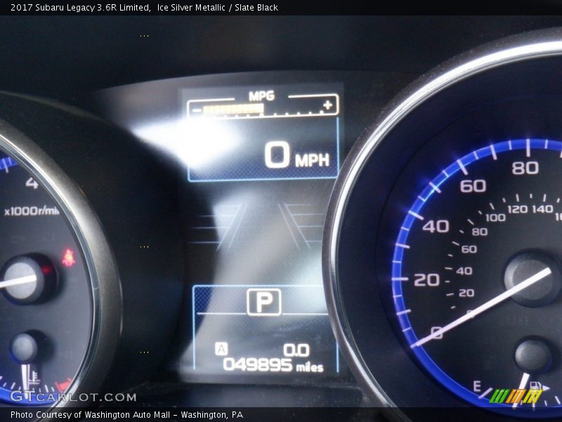 Ice Silver Metallic / Slate Black 2017 Subaru Legacy 3.6R Limited