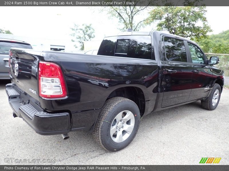 Diamond Black Crystal Pearl / Black 2024 Ram 1500 Big Horn Crew Cab 4x4