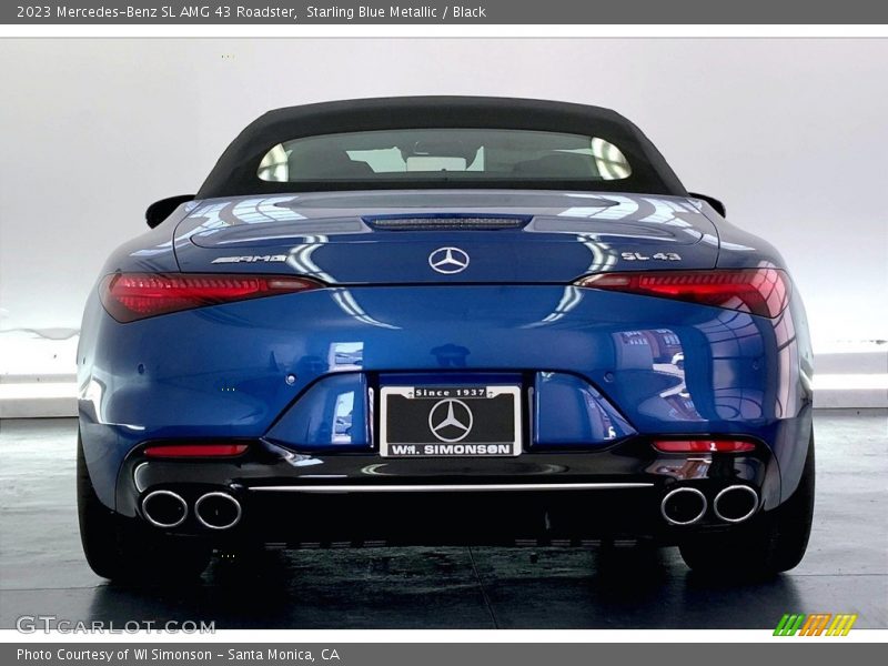 Starling Blue Metallic / Black 2023 Mercedes-Benz SL AMG 43 Roadster