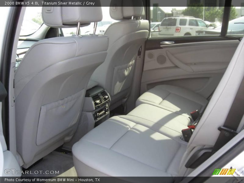 Titanium Silver Metallic / Grey 2008 BMW X5 4.8i