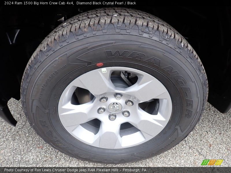 Diamond Black Crystal Pearl / Black 2024 Ram 1500 Big Horn Crew Cab 4x4