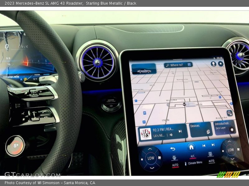 Navigation of 2023 SL AMG 43 Roadster