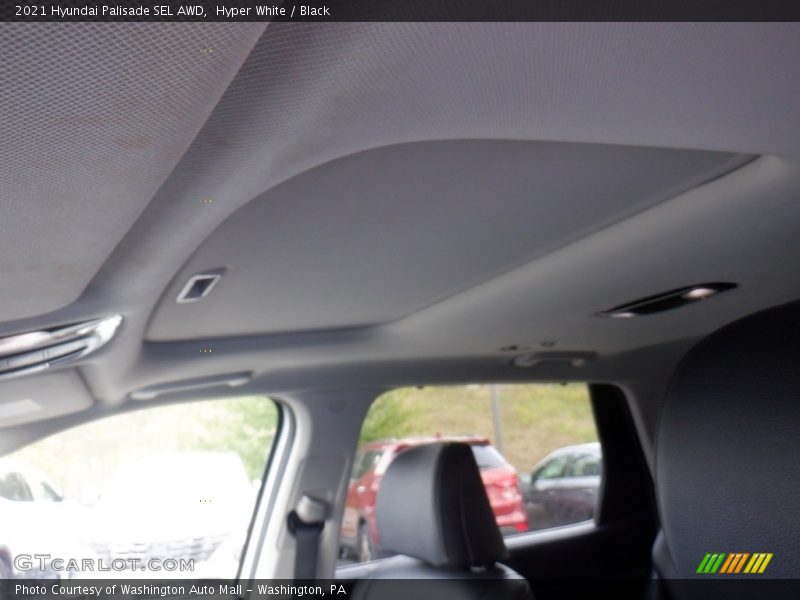 Hyper White / Black 2021 Hyundai Palisade SEL AWD