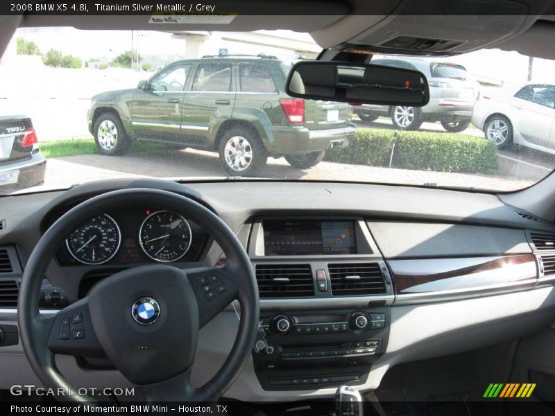 Titanium Silver Metallic / Grey 2008 BMW X5 4.8i