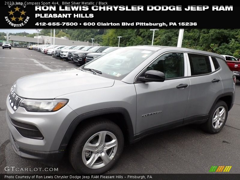 Billet Silver Metallic / Black 2023 Jeep Compass Sport 4x4