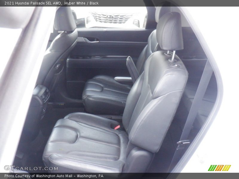 Hyper White / Black 2021 Hyundai Palisade SEL AWD