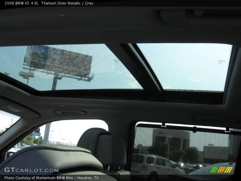 Titanium Silver Metallic / Grey 2008 BMW X5 4.8i