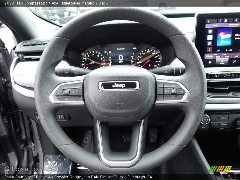 Billet Silver Metallic / Black 2023 Jeep Compass Sport 4x4