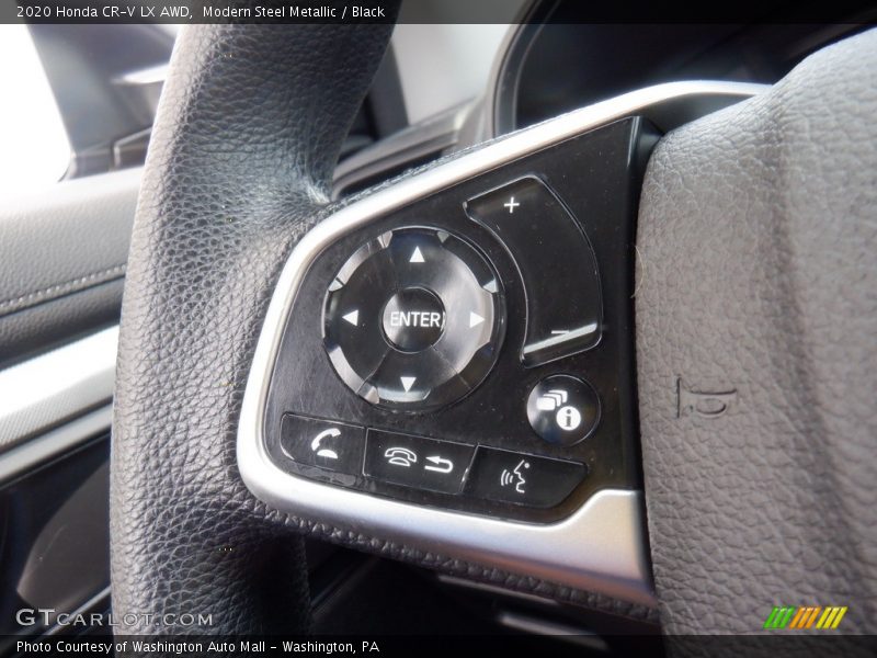 Modern Steel Metallic / Black 2020 Honda CR-V LX AWD