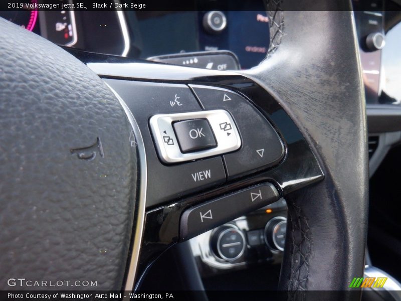 Black / Dark Beige 2019 Volkswagen Jetta SEL