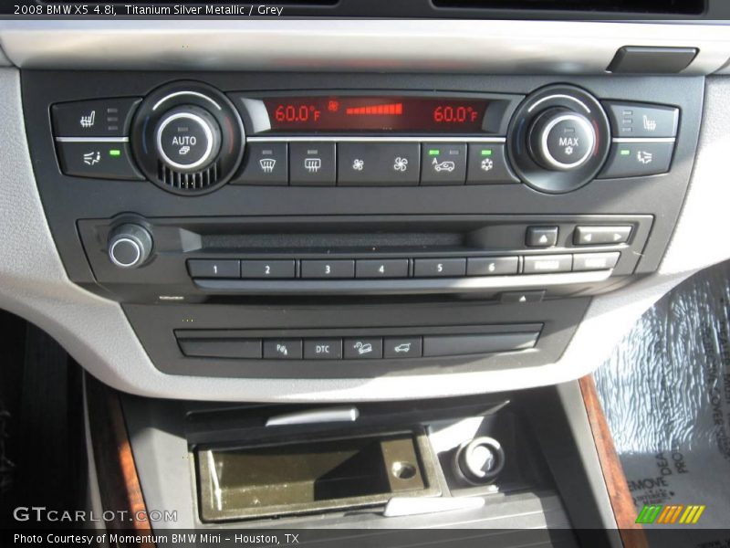 Titanium Silver Metallic / Grey 2008 BMW X5 4.8i