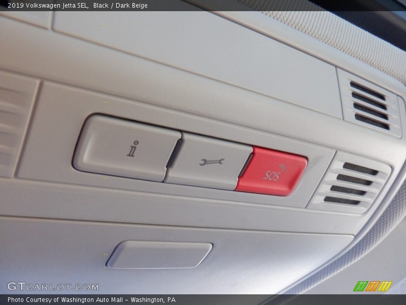 Black / Dark Beige 2019 Volkswagen Jetta SEL